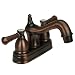 Designer Two Handle Teapot RV Lavatory Faucet in Oil Rubbed Bronze - RV Bathroom Faucet for 5th Wheels, Motorhomes, Trailers