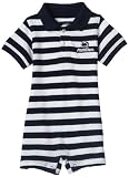 Garb NCAA Penn State Nittany Lions Hunter Infant Striped Polo Romper