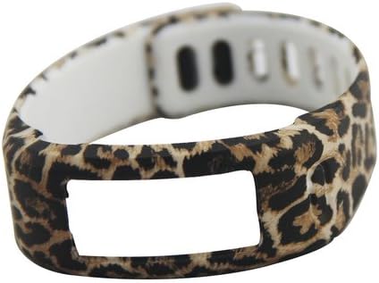 Sankit sport fitness Colorful New Style Replacement Wrist Band for Garmin Vivofit Wristband (No tracker, Replacement Bands Only) (Brown Leopard )