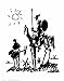 Don Quixote, c.1955 Styles Art Poster Print by Pablo Picasso, 11x14