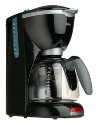 Braun KF510-BK AromaDeluxe 10-Cup Coffeemaker, Black