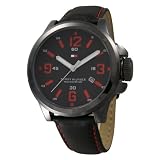 [トミーヒルフィガー]TOMMY HILFIGER 腕時計 1790626 黒革 ブラック メンズ [並行輸入品]