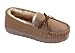 Lamo Sheepskin Australia Sheepskin Mens Shoes Suede Slippers Moccasins Chestnut Image