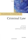 Philosophical foundations of criminal law