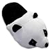 Tru-Fit - Girls Panda Bear Slippers, Black, White