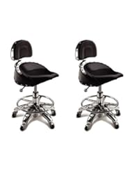 Home Improvement: Set of 2 ALEKO Leather Bar Stool for Harley Davidson Bikers - ALEKO