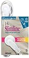 SlimLine 2235 Flat Plug Extension Cord, 2-Wire, White, 3-Foot
