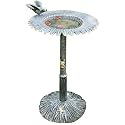 Oakland Living 5065AP Antique Pewter Sunflower Design Aluminum Birdbath