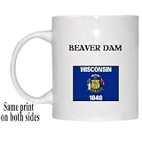 US State Flag - BEAVER DAM, Wisconsin (WI) Mug