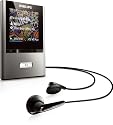 Philips GoGear Vibe MP3-/Video-Player 4 GB (3,8 cm (1,5 Zoll) LC-Display) grau