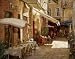 Cafe De Provence by Leonard Wren. Size 17.00 inches width by 13.00 inches height. High Quality Art Poster Print