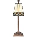 Tiffany-Style Mission Accent Lamp