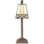 Tiffany-Style Mission Accent Lamp