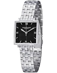 Stuhrling Original Womens 424.12111 Classic Ascot Saratoga Elite Swiss Quartz Ultra Slim Stainless Steel Bracelet Watch