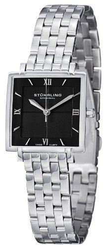 Stuhrling Original Women's 424.12111 Classic Ascot Saratoga Elite Swiss Quartz Ultra Slim Stainless Steel Bracelet Watch