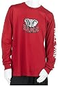 Alabama Crimson Tide 100% Cotton Long Sleeve T-Shirt-(Cardinal , XXL)