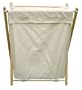 Decorative Living Folding Canvas 2-Section Laundry Sorter