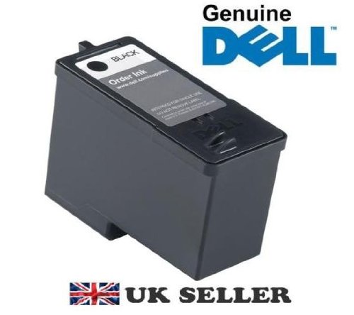 GENUINE Original DELL Black Ink Cartridge M4640 Series 5 High Capacity , Compatible with Dell All-In-One Inkjet Printer 922 924 942 944 962 964 Printers , SEALED