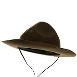 Wool Felt Mountie Hat - Brown W36S20E