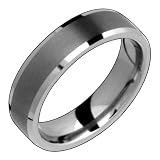 Mahala Titanium Ring with High Polished Edges