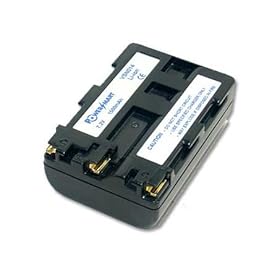 7.20V (Compatible with 7.40V),1250mAh,Li-ion,Hi-quality Replacement Digital Camera Battery for SONY Cyber-shot, MVC-CD Series, Compatible Part Numbers: NP-FM30, NP-FM50, NP-FM51, NP-QM50, NP-QM51