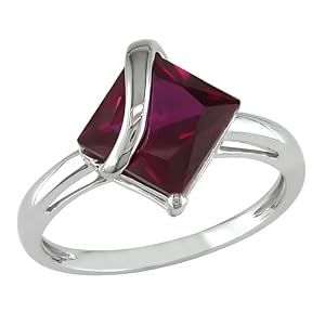 Square Ruby Ring - 7.0 by