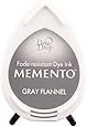 Tsukineko Memento Dew Drop Fade Resistant Dye Inkpad, Gray Flannel