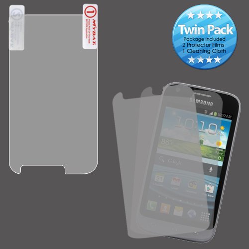 MYBAT Screen Protector Twin Pack for Samsung L300 Galaxy Victory 4G LTE - Retail Packaging - Clear