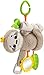 Fisher-Price Baby Toy Slow Much Fun Stroller Sloth, Travel Activity with Motion & Sensory Details for Newborns Ages 0+ Months
