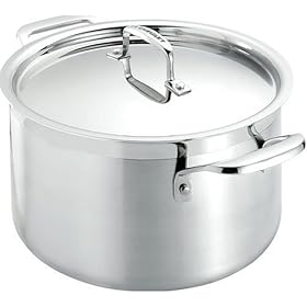 Le Creuset 3-Ply Stainless-Steel 4-1 4-Quart Covered Casserole by Le Creuset