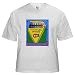 Tickles Crayons Art White T-Shirt by CafePress