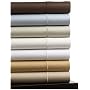 Pinzon 500-Thread-Count Egyptian Cotton Sateen Standard Pillowcase Pair, White