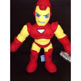 10" IRON MAN PLUSH SOFT TOY MARVEL HERO FIGURE