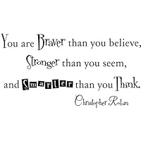 #2 You are braver than you believe, stronger than you seem, and smarter than you think winnie the pooh christopher robin wall art wall sayings