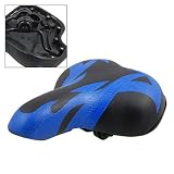 Road Bicycle Mountain Bike Faux Leather Saddle Seat Adjustable