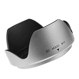 Mennon Thumb Lock Mount DC-b 55 55mm Lens Hood, Silver