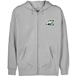 NCAA Eastern Michigan Eagles Youth Ash Logo Applique Full Zip Hoody