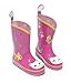 Kidorable Lucky Cat Rain Boot (Toddler/Little Kid), Pink, 10 M US Toddler - Prettie Design Kidâ€™s waterproof Rainboots