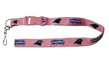 NFL Carolina Panthers Lanyard, Pink