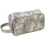 ACU Digital Camo Overnight Toiletry Bag with Zippered Front Pocket by Elite Team