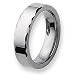 Polished Faceted Tungsten Carbide Ring (6.0 mm) - Sizes 6-13