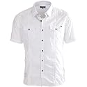 Firetrap Landon Short Sleeved Shirt - White - Mens