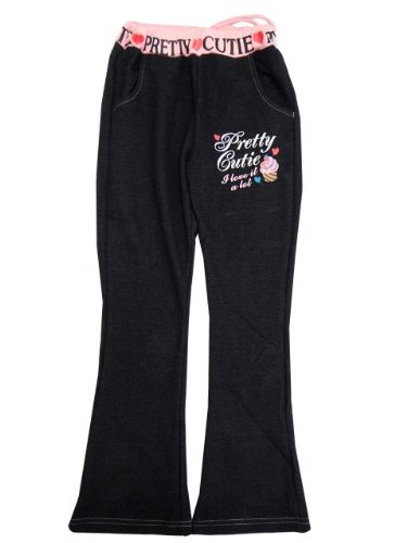 キッズ ニットパンツ ウエストリブではきやすいニットデニムパンツ（女の子-子供用）100cm 110cm 120cm 130