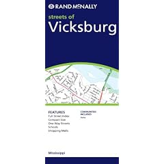 Rand McNally Streets of Vicksburg, Mississippi