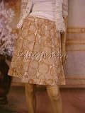 Burberry - $920 New BURBERRY Beige Cream Floral Full Skirt 40 / 6