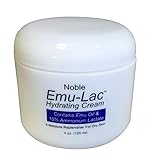 Noble Mystique Emu-Lac Hydrating Cream with Emu Oil and 10% Ammonium Lactate, 4 Oz (120 ml)