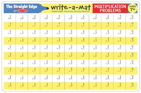 Multiplication Problems Write-A-Mat – (Child)