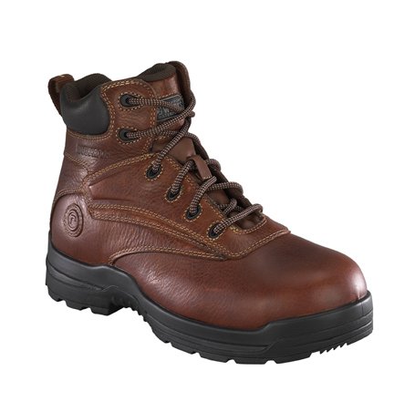 Rockport RK668 Womens More Energy 6-inch Plain Toe Waterproof Comp Toe Work Boot Brown 11 M US