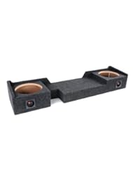 Car Audio or Theater: Atrend A372-10Cp B Box Series 10-Inch Dual Down-Fire Subwoofer Boxes - ATREND