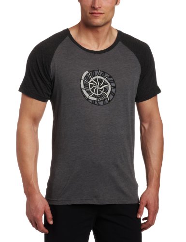 prAna Mens Nautilus Heathered Raglan Tee